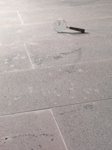 Sandblasted Graphite Floors